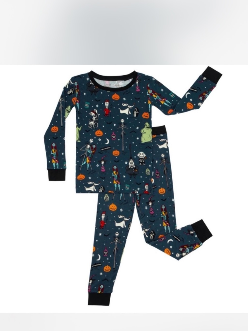 Kids Navy Halloween Character Pajama Set